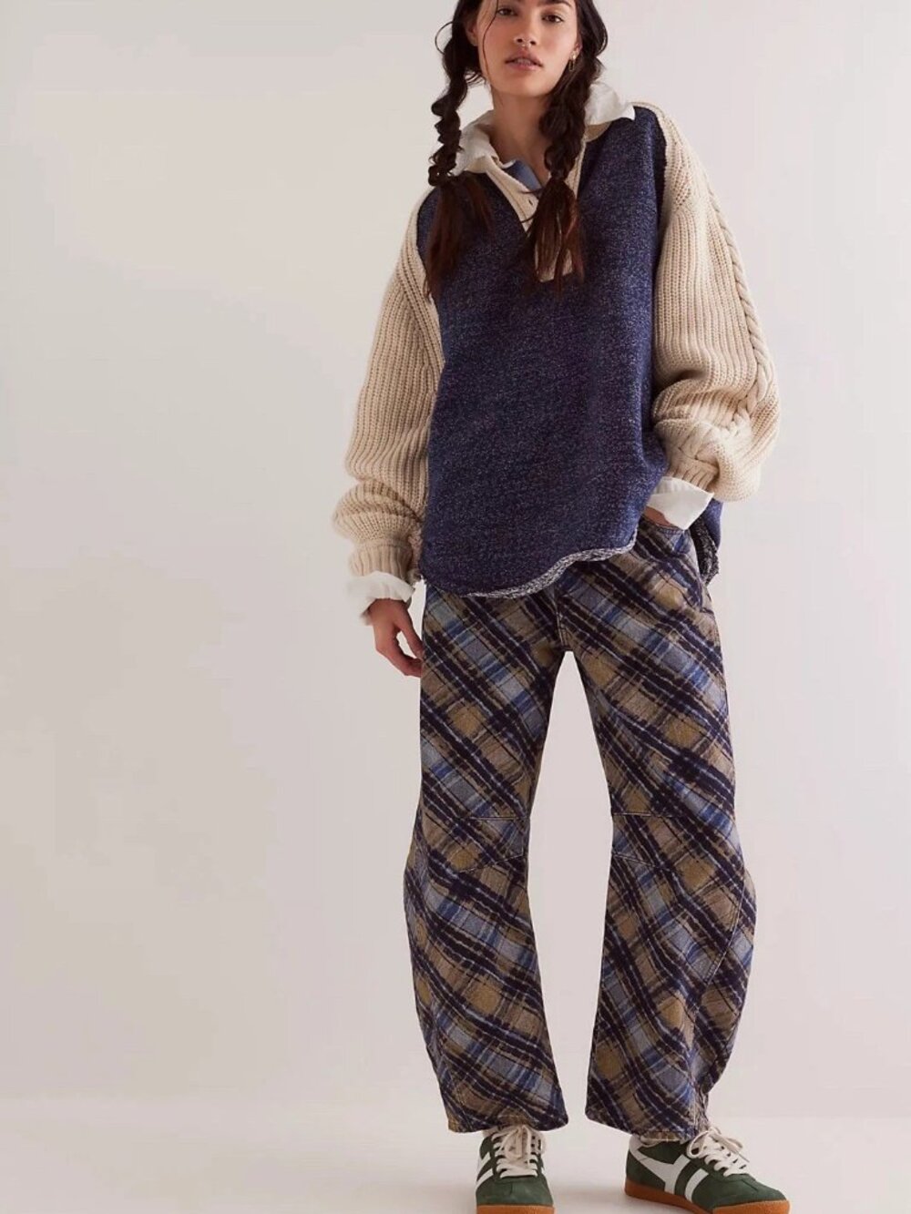 Free People We The Free Marco Polo Sweater Denim Pullover XS